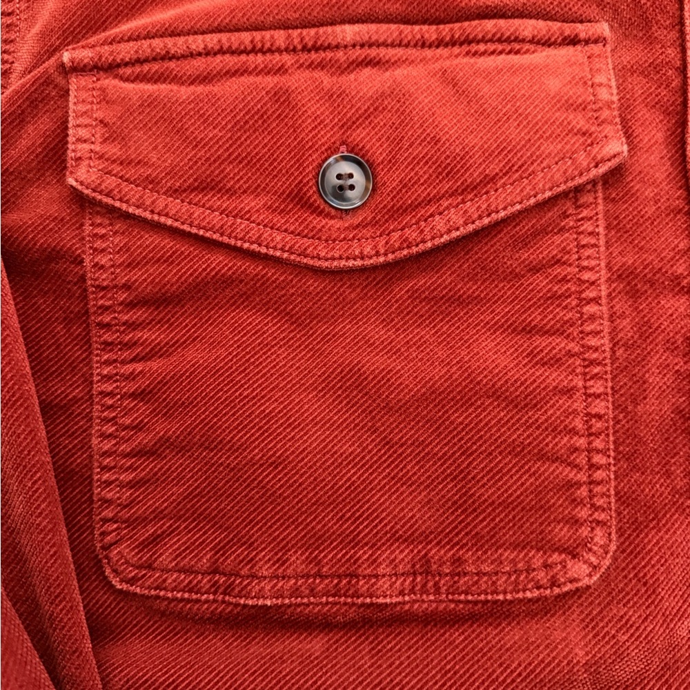 Madewell Corduroy Twill Oversized Shirt Jacket - Stained Mahogany- Large - Picture 7 of 16